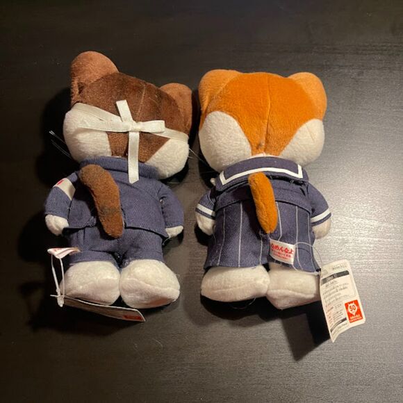 Lot of 2 Namennayo (Nameneko) Cat Plush – Japanese Character – Stuffed Animals - Picture 5 of 7